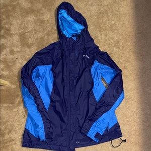 Columbia rain coat